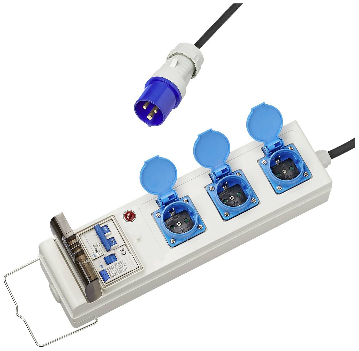 ProPlus 373582DE Steckdosenleiste Grau, Blau CEE-Stecker 1St.