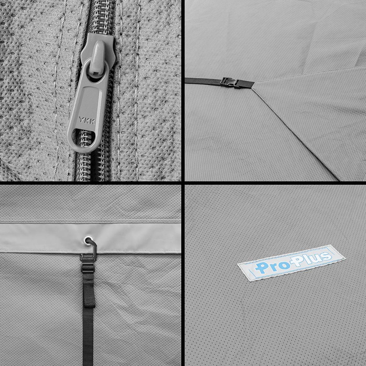 ProPlus 610400 Ganzgarage (L x B x H) 550 x 210 x 227 cm Passend für (Auto-Marke): Fiat