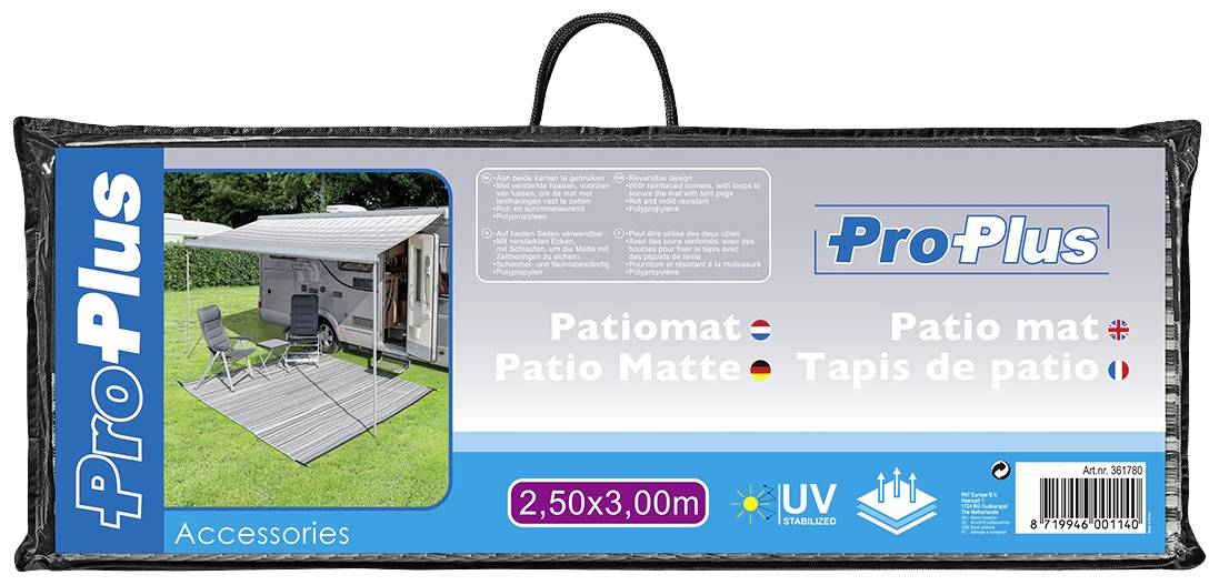 ProPlus 361780 Zeltteppich Patio Matte 3 m x 2.5 m 1 St.