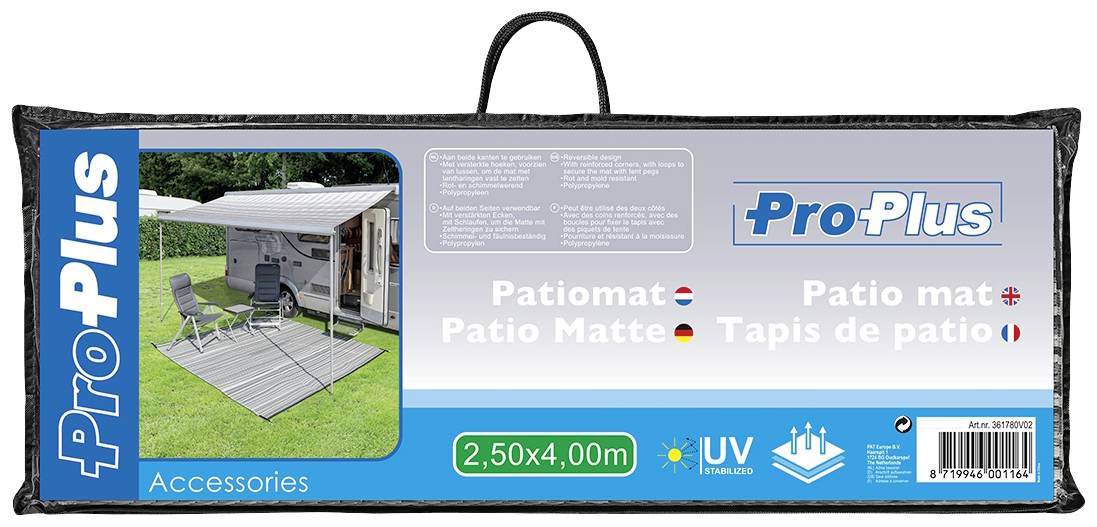 ProPlus 361780V02 Zeltteppich Patio Matte 4 m x 2.5 m 1 St.