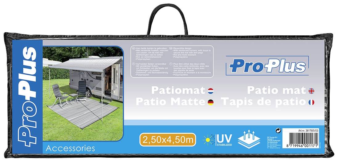 ProPlus 361780V03 Zeltteppich Patio Matte 4.5 m x 2.5 m 1 St.