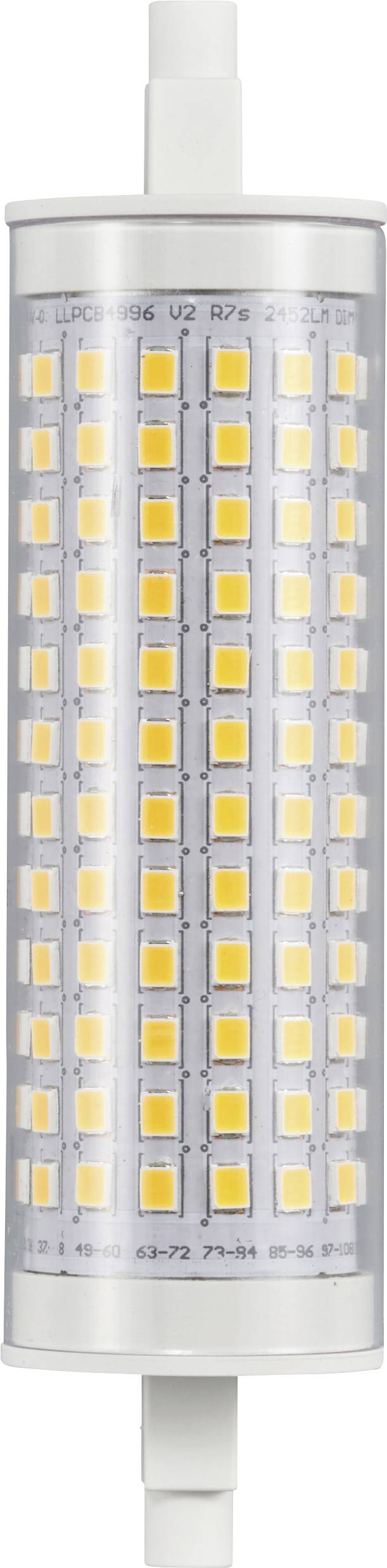 Sygonix SY-6442036 LED EEK E (A - G) R7s 18.2W = 150W Warmweiß (Ø x L) 28mm x 118mm 1St.