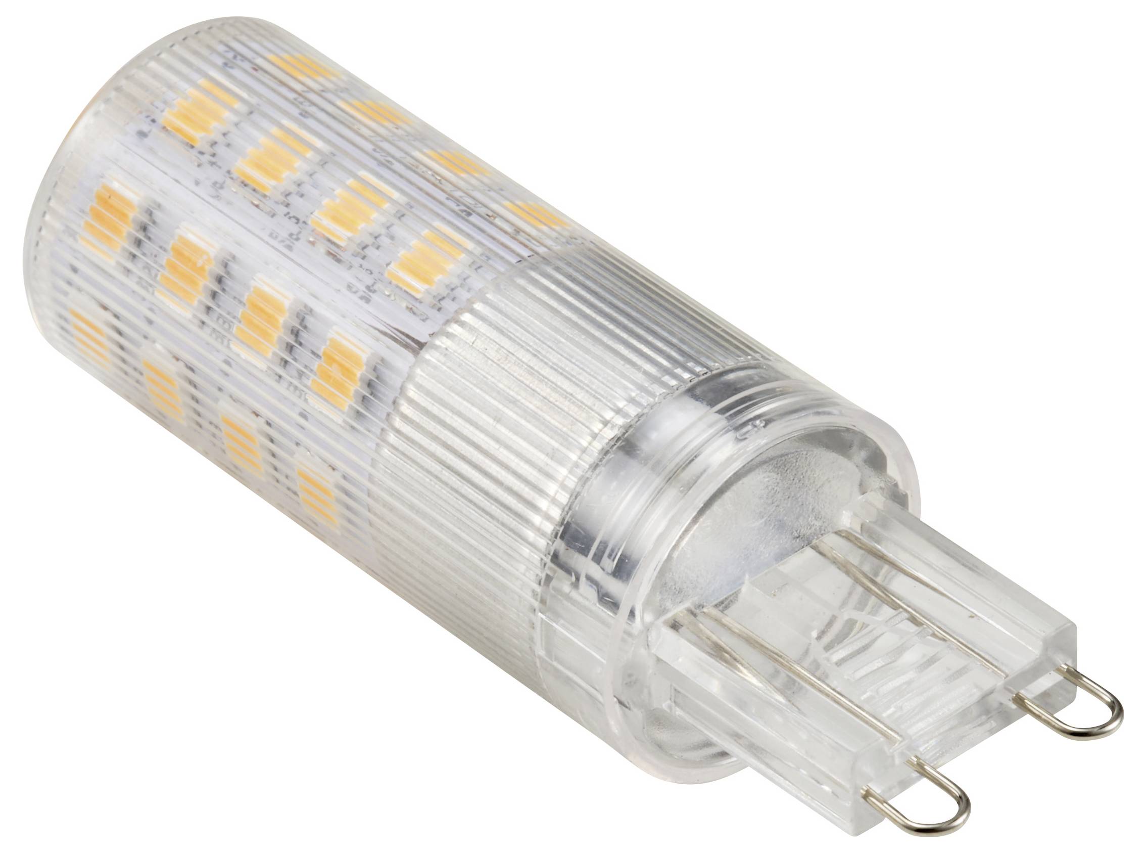 Sygonix SY-6442040 LED EEK E (A - G) G9 Glühlampenform 4.8W = 48W Warmweiß (Ø x L) 18mm x 59mm 2St.