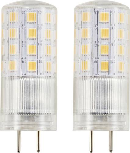 Sygonix SY-6442042 LED EEK F (A - G) GY6.35 Birnenform 4.5 W = 40 W Warmweiß (Ø x L) 18 mm x 50 mm