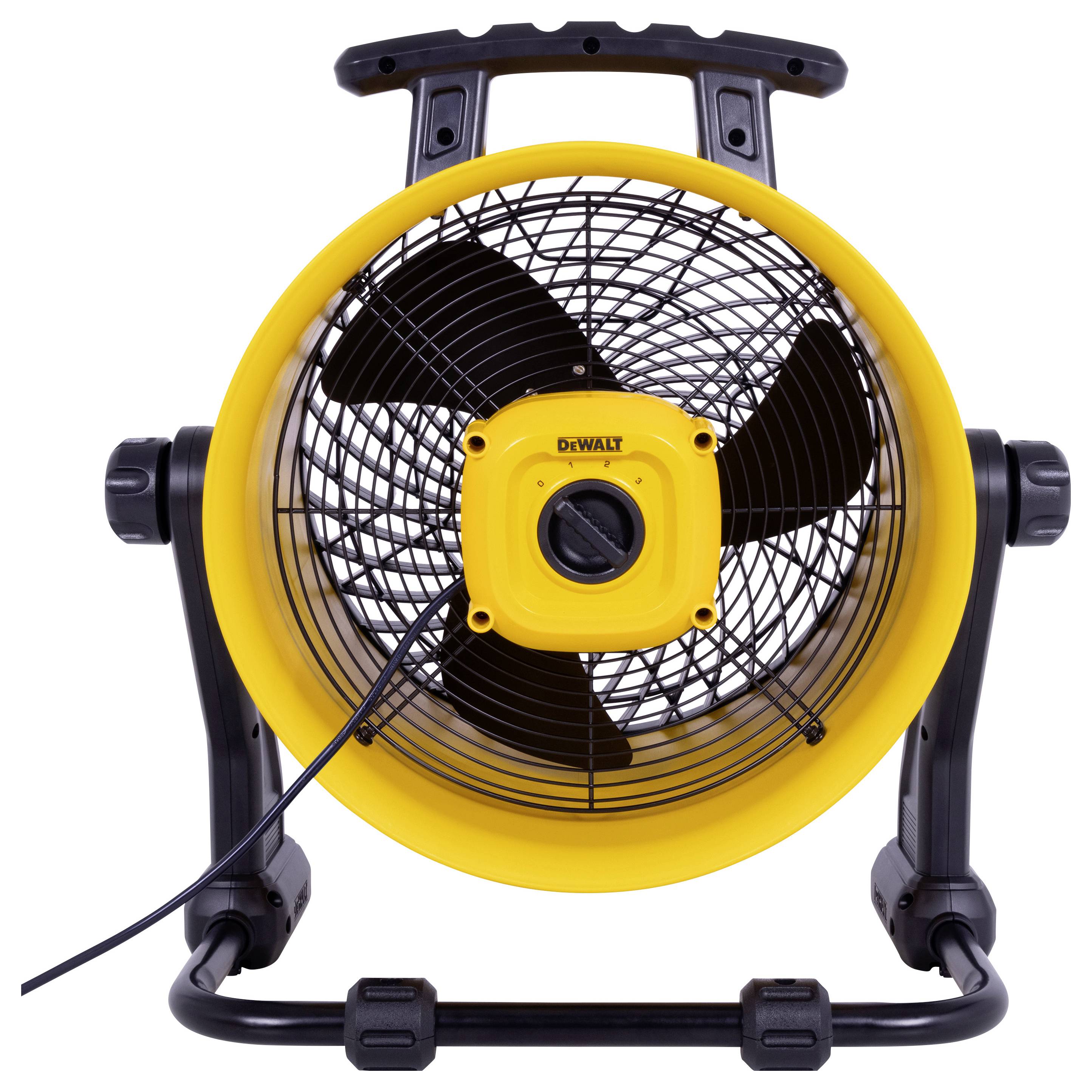 DEWALT Tischventilator 110W (Ø x H) 560mm x 525mm Gelb