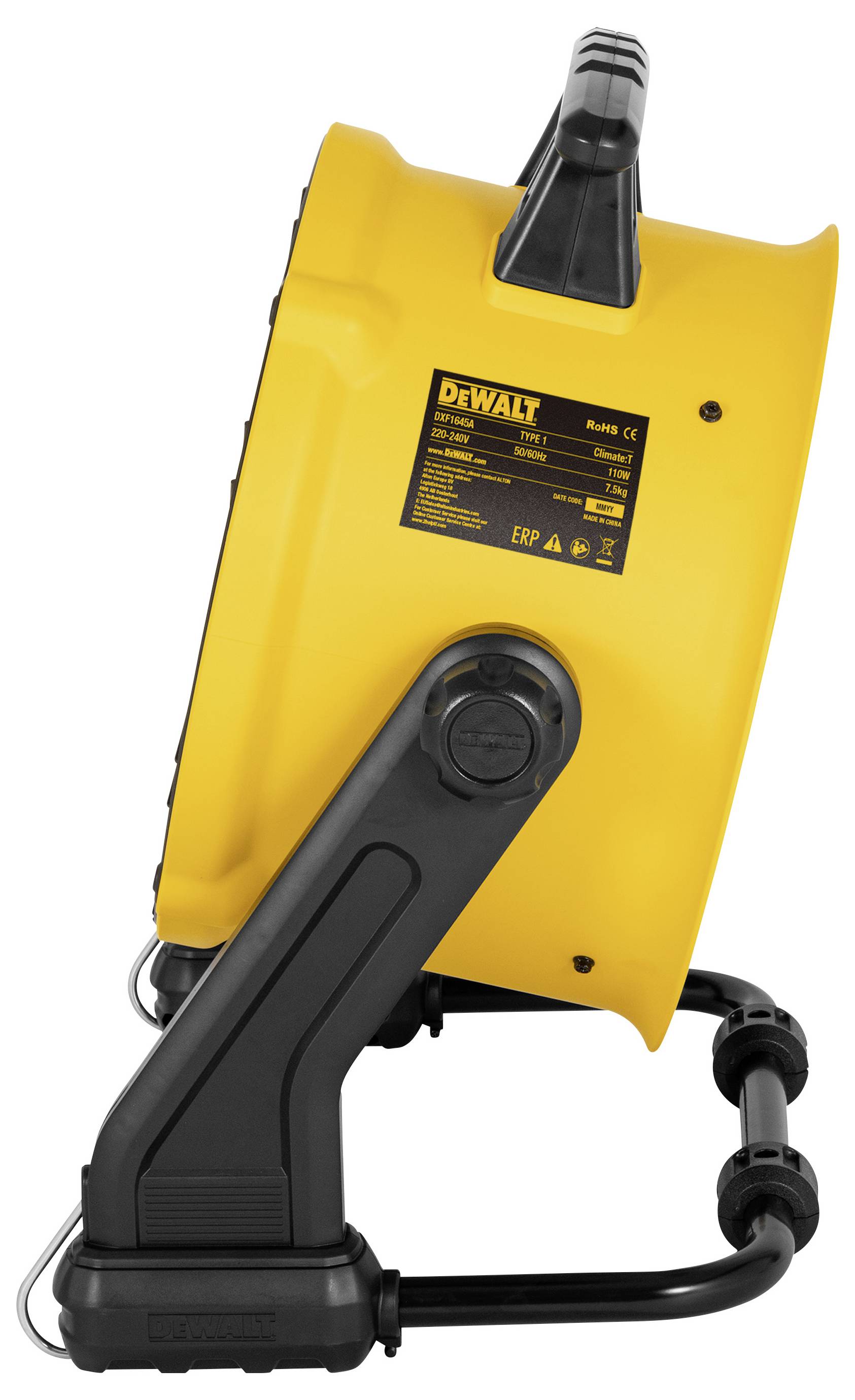 DEWALT Tischventilator 110W (Ø x H) 560mm x 525mm Gelb