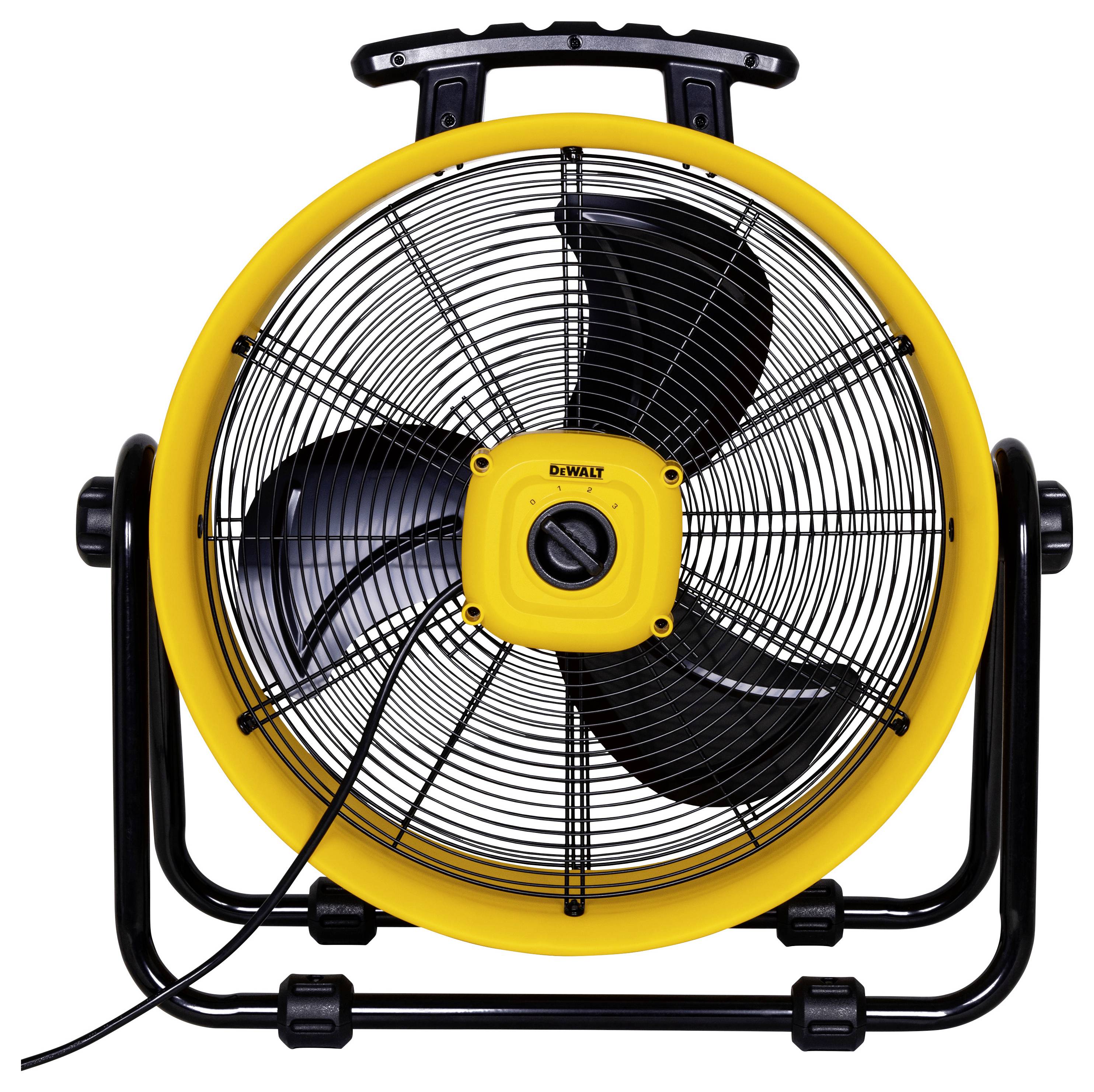 DEWALT Bodenventilator 110W (Ø x H) 688mm x 693mm Gelb
