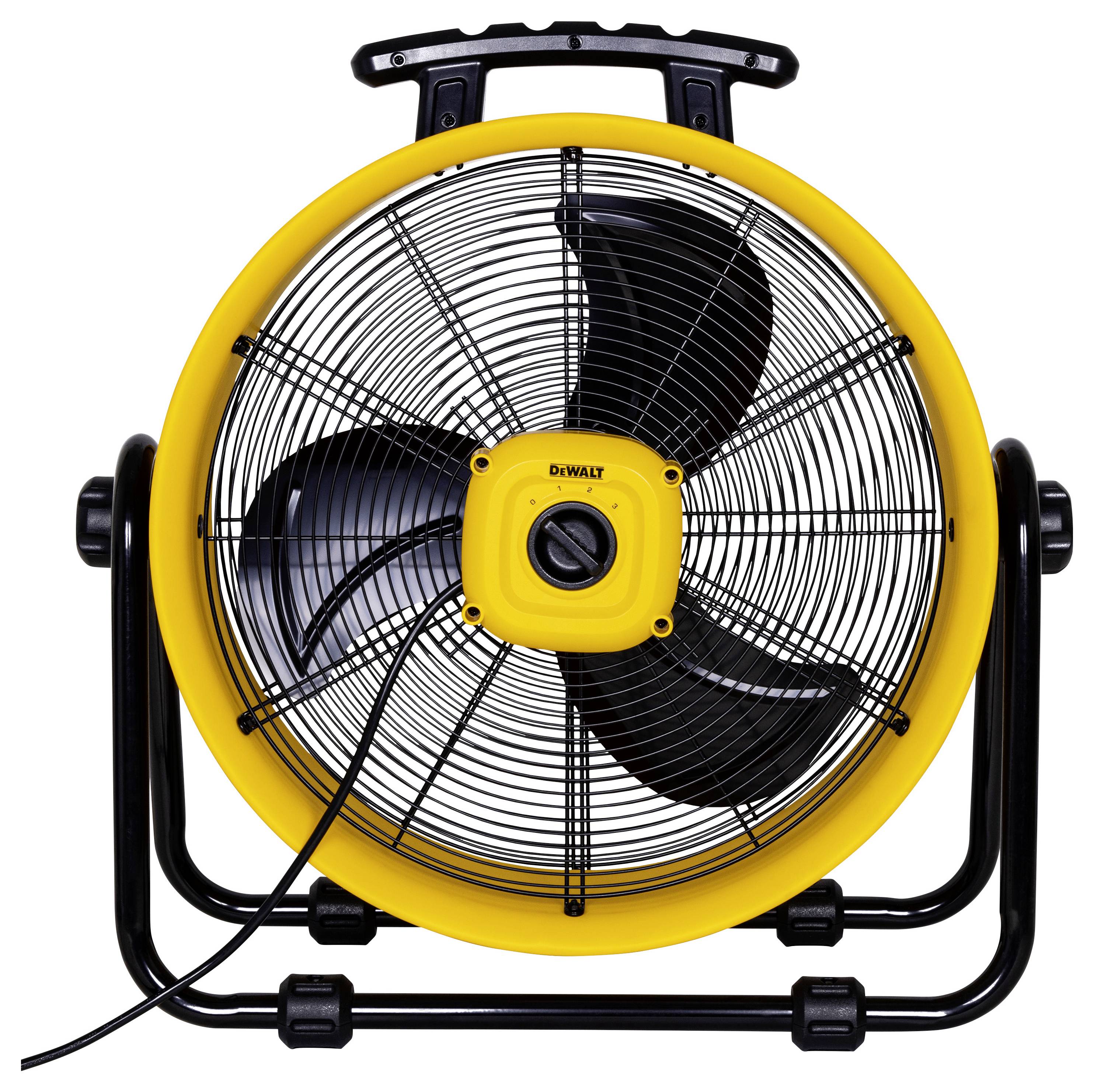 DEWALT Bodenventilator 190W (Ø x H) 798mm x 775mm Gelb