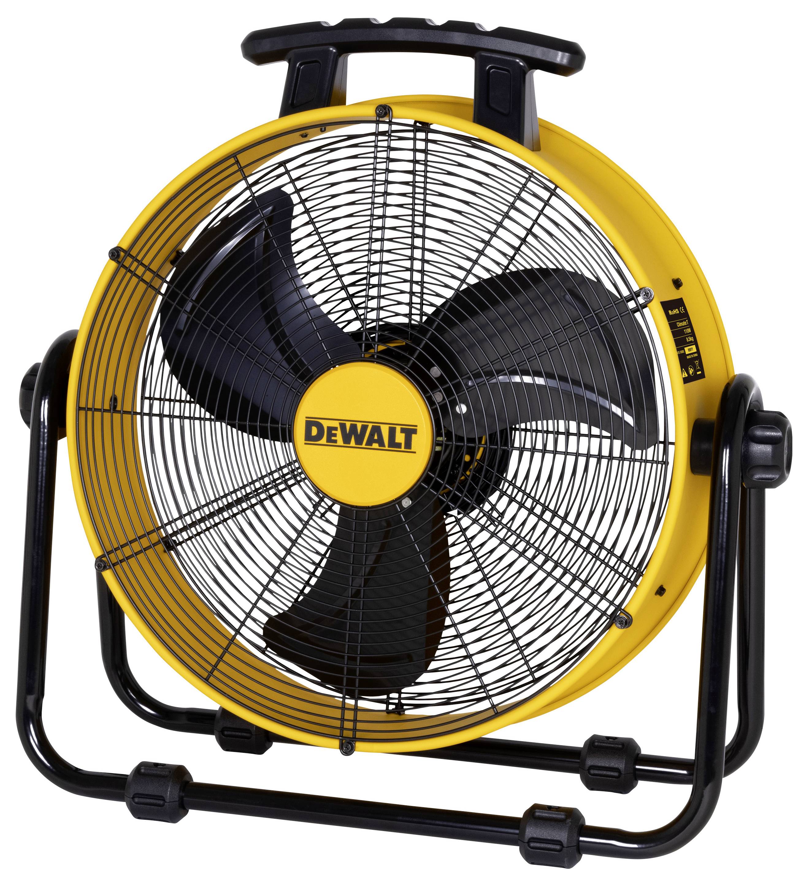 DEWALT Bodenventilator 190W (Ø x H) 798mm x 775mm Gelb
