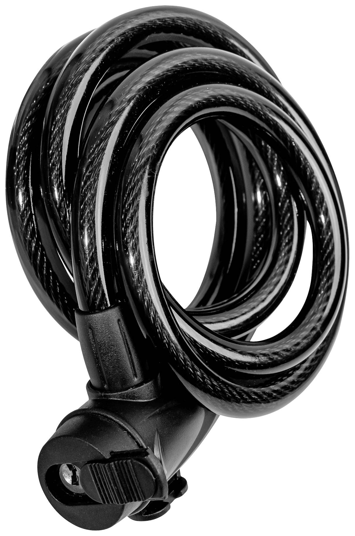 Brüder Mannesmann Kabelschloss Schwarz Schlüsselschloss