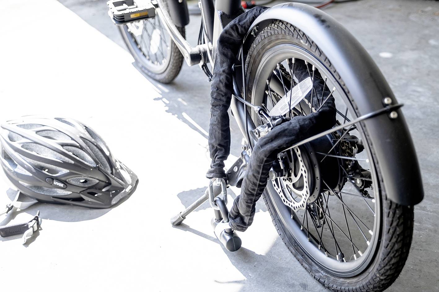 Brüder Mannesmann Kettenschloss Schwarz Schlüsselschloss