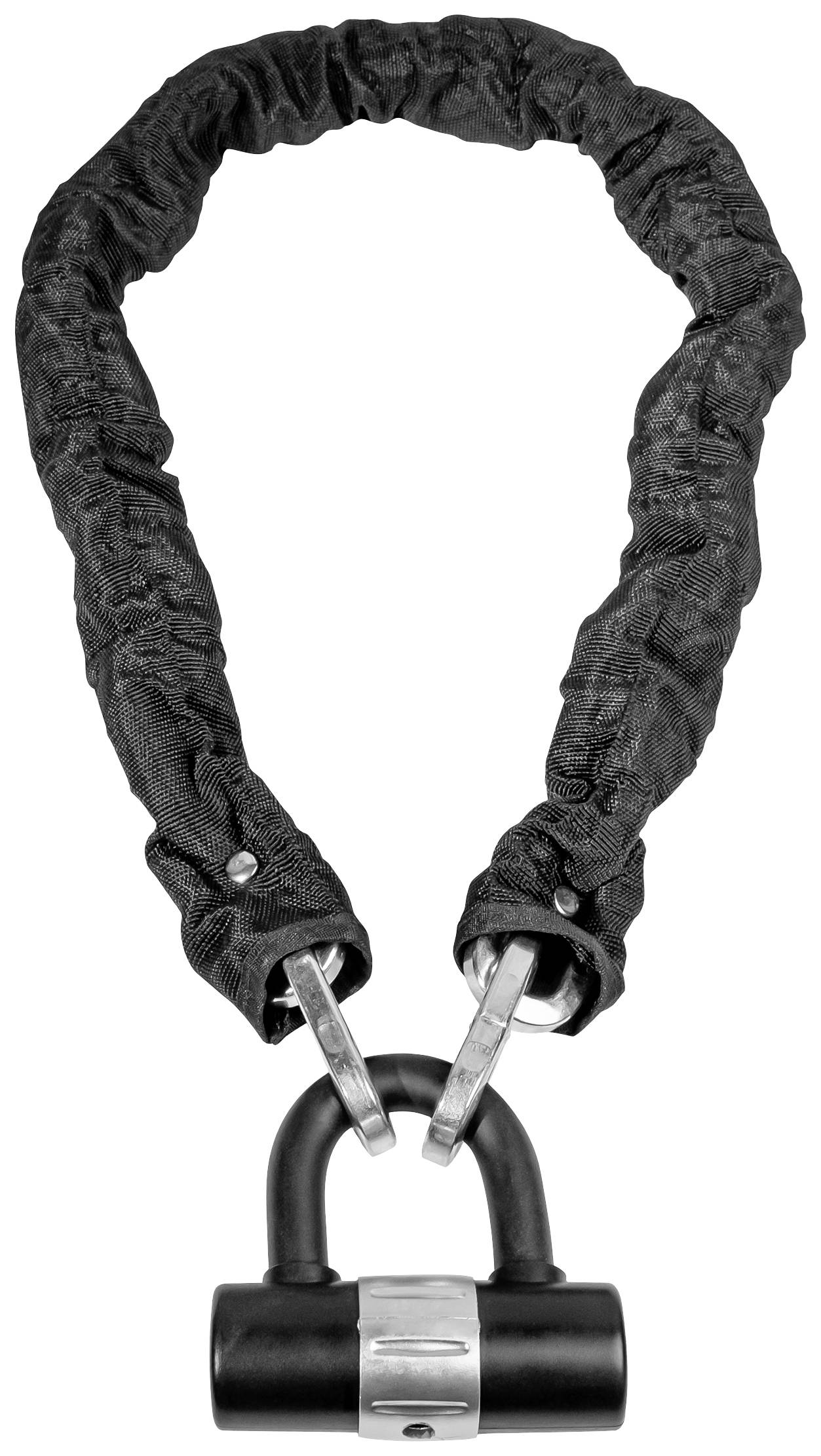 Brüder Mannesmann Kettenschloss Schwarz Schlüsselschloss