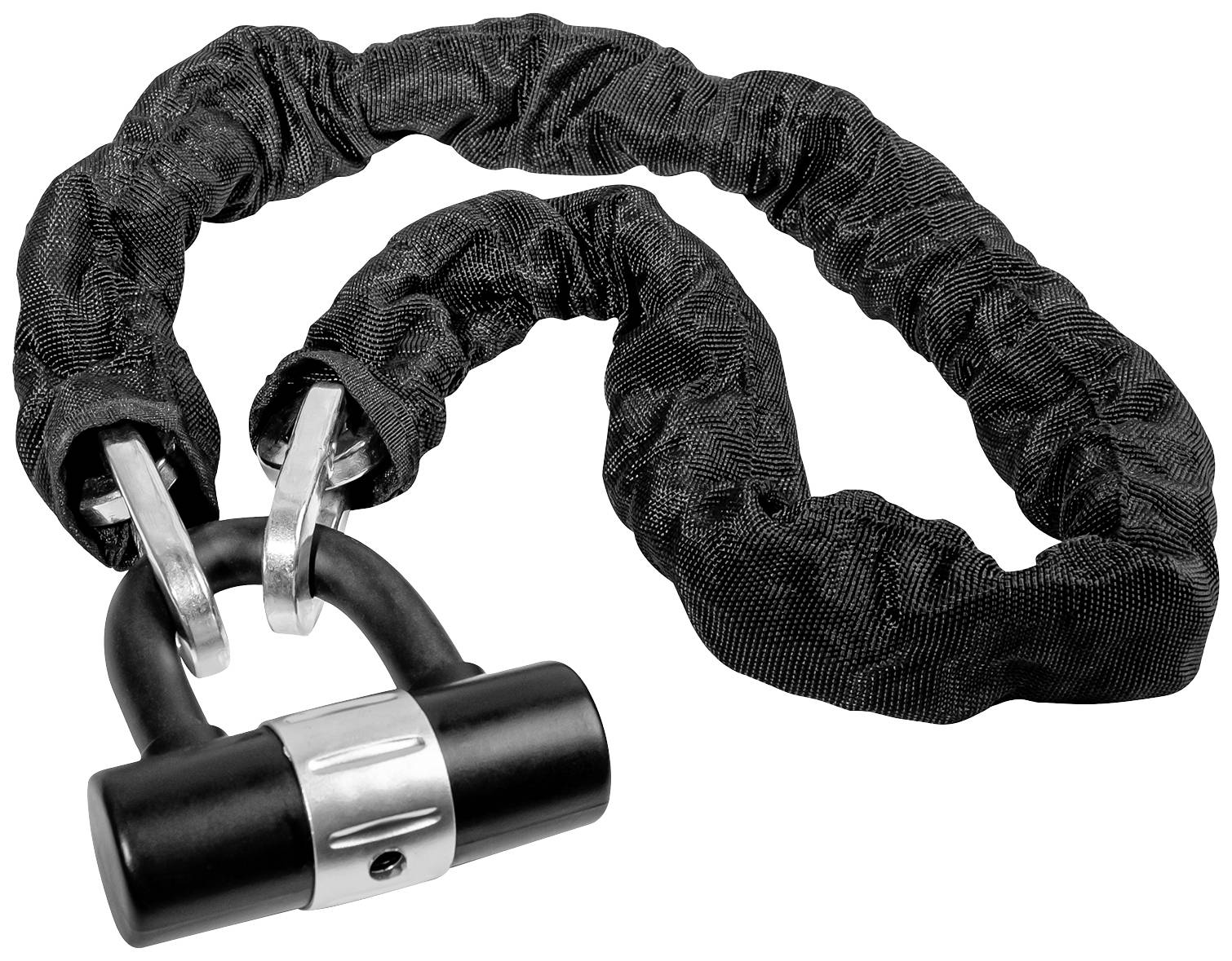 Brüder Mannesmann Kettenschloss Schwarz Schlüsselschloss