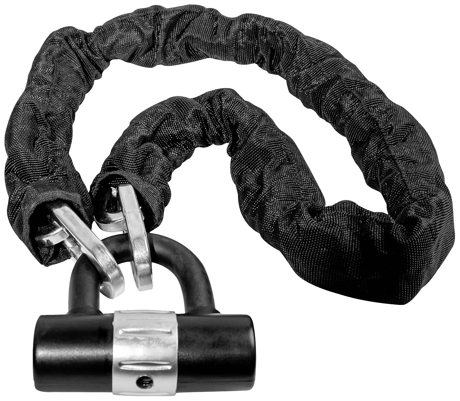 Brüder Mannesmann Kettenschloss Schwarz Schlüsselschloss