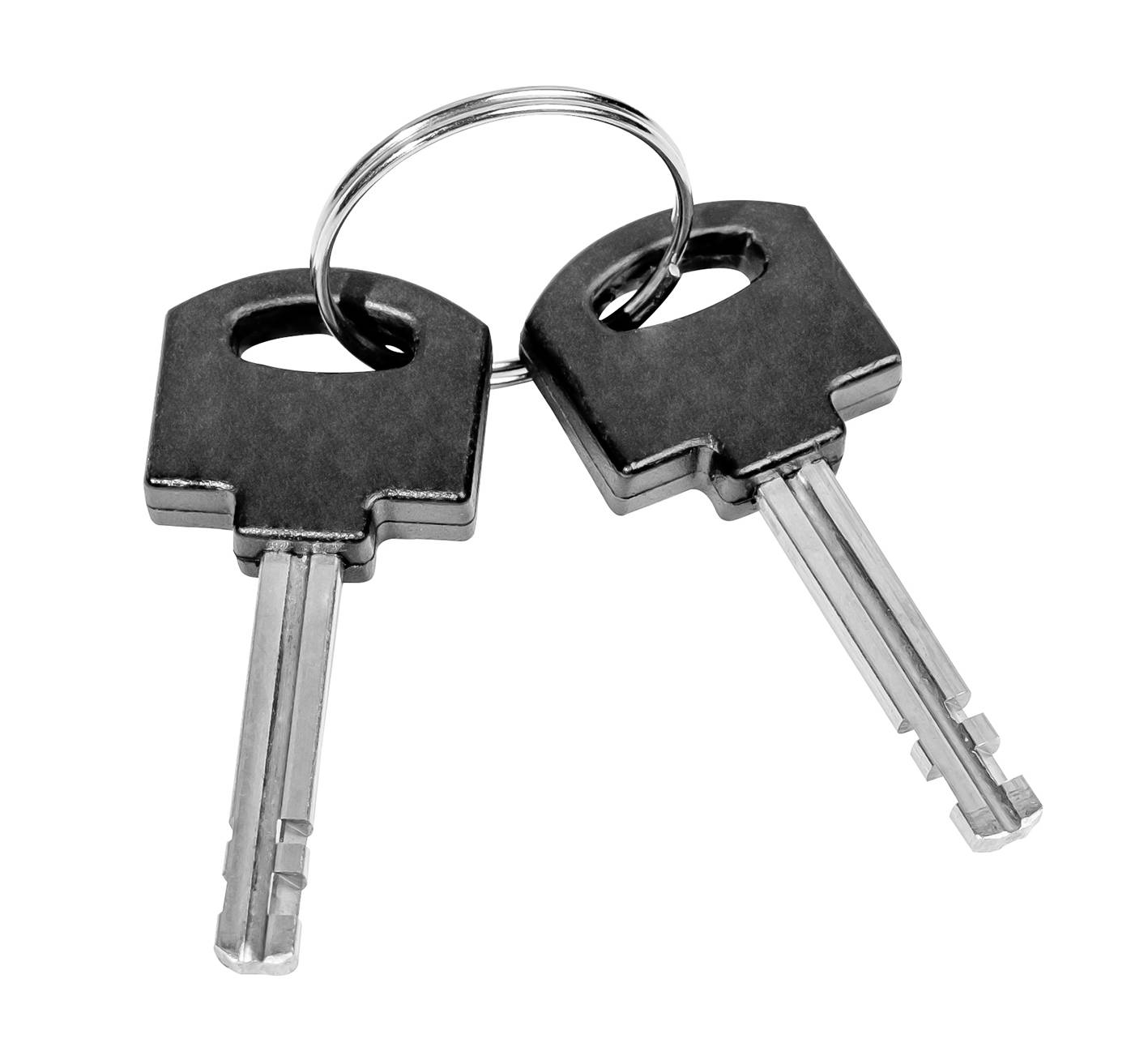 Brüder Mannesmann Kettenschloss Schwarz Schlüsselschloss