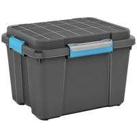 KIS 237440 Aufbewahrungsbox Scubba stapelbar (B x H x T) 495 x 340 x 390mm Grau-Blau, Schwarz 1St. KIS 237440 Aufbewahrungsbox Scubba stapelbar (B x H x T) 495 x 340 x 390mm Grau-Blau, Schwarz 1St.