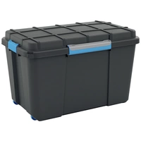 KIS 241508 Aufbewahrungsbox Scubba stapelbar (B x H x T) 735 x 460 x 445mm Grau-Blau, Schwarz 1St. KIS 241508 Aufbewahrungsbox Scubba stapelbar (B x H x T) 735 x 460 x 445mm Grau-Blau, Schwarz 1St.