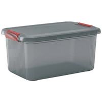 KIS 237047 Aufbewahrungsbox K Latch stapelbar (B x H x T) 590 x 280 x 390 mm Rauchgrau, Transluzent KIS 237047 Aufbewahrungsbox K Latch stapelbar (B x H x T) 590 x 280 x 390 mm Rauchgrau, Transluzent