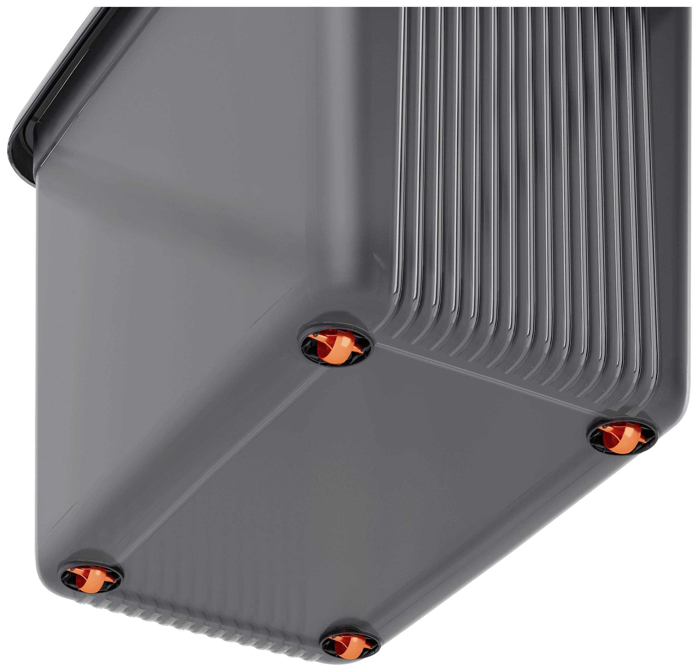 KIS 237491 Aufbewahrungsbox K Latch stapelbar (B x H x T) 590 x 450 x 390mm Rauchgrau, Transluzent 1St.