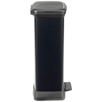 Curver Deco bin metalics 246364 Mülleimer 50l (B x H x T) 390 x 720 x 290mm Schwarz 1St. Curver Deco bin metalics 246364 Mülleimer 50l (B x H x T) 390 x 720 x 290mm Schwarz 1St.