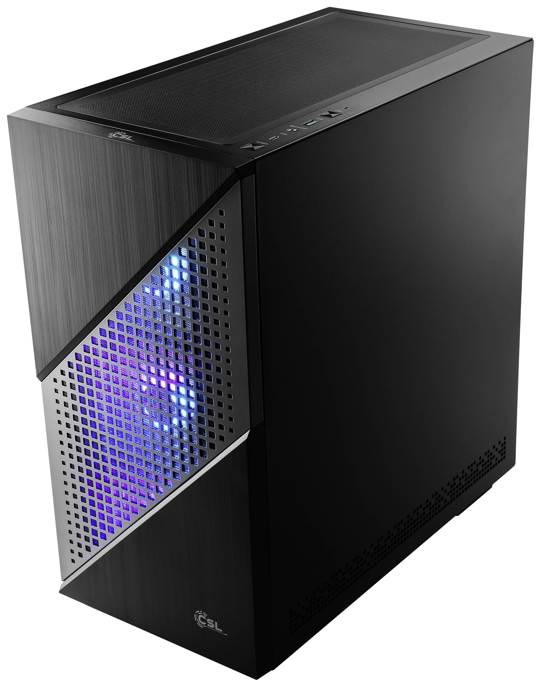 CSL Computer Gaming PC M10100 AMD Ryzen 7 7800X3D 5GHz 16GB RAM 1000GB SSD Nvidia GeForce RTX™ 4070 12GB GDDR6X 89020