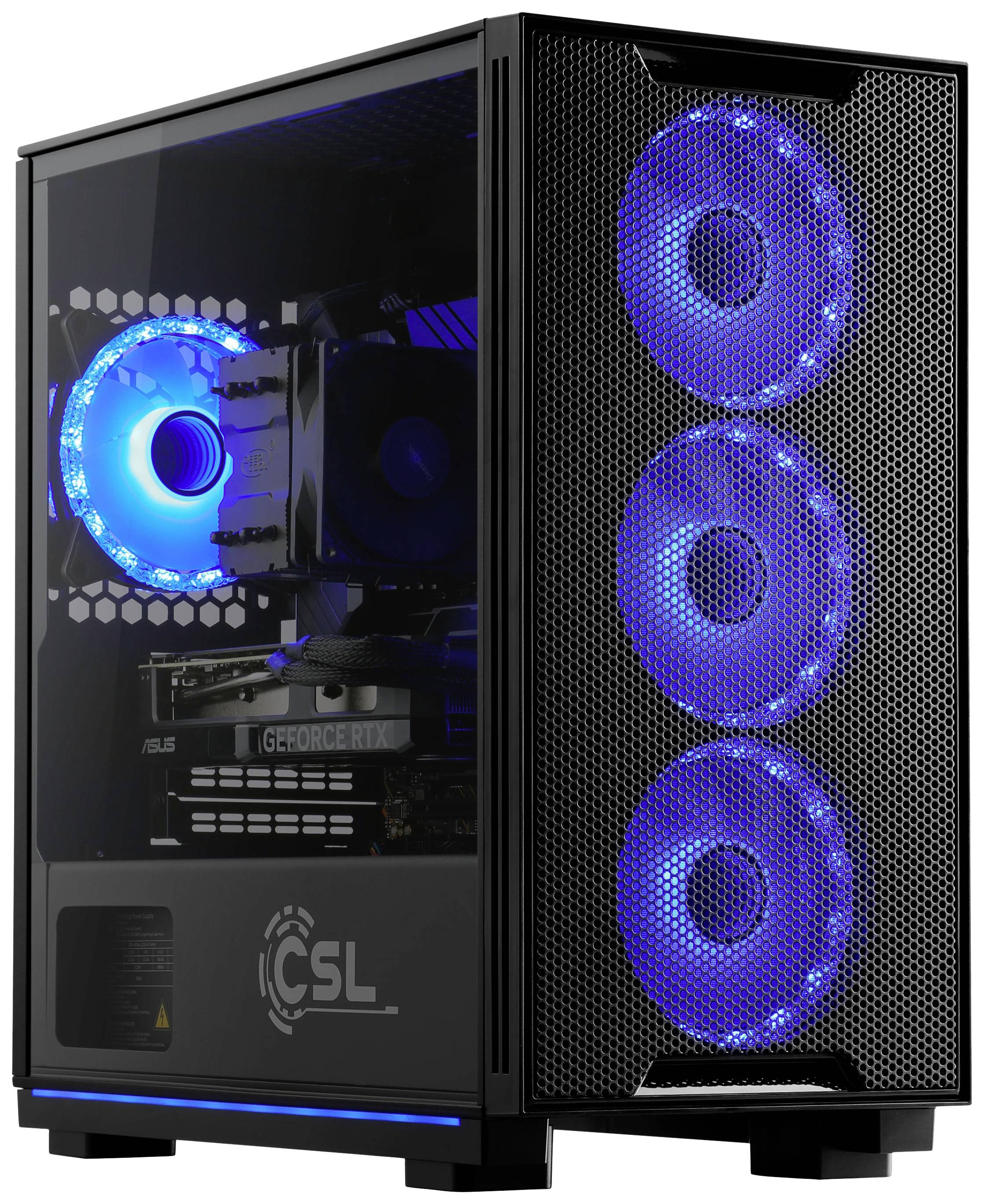 CSL Computer Gaming PC M10040 Intel® Core™ i5 13400F 4.6GHz 16GB RAM 1000GB SSD Nvidia GeForce RTX™ 4060 Ti 8GB GDDR6 89045