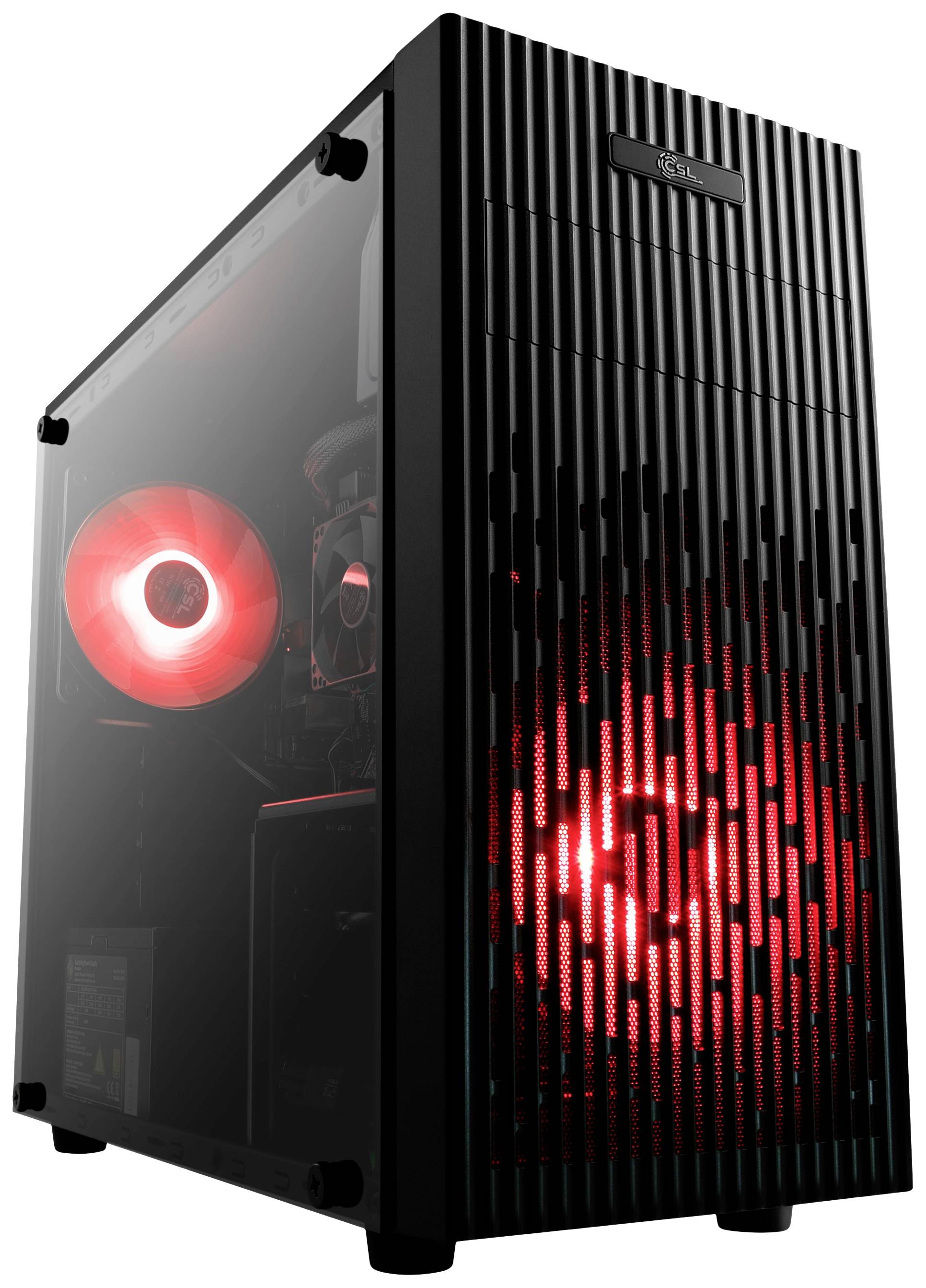 CSL Computer Gaming PC M10080 AMD Ryzen 5 5600G 4.4GHz 16GB RAM 1000GB SSD AMD 89054