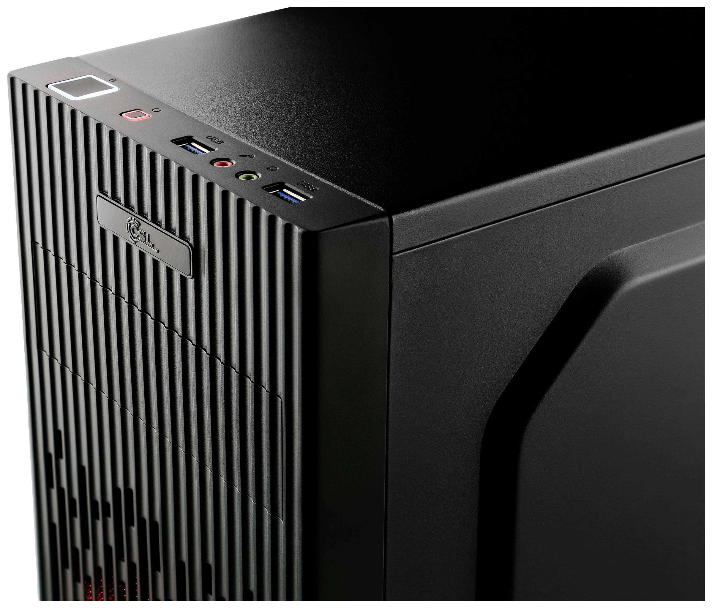 CSL Computer Gaming PC M10080 AMD Ryzen 5 5600G 4.4GHz 16GB RAM 1000GB SSD AMD 89054