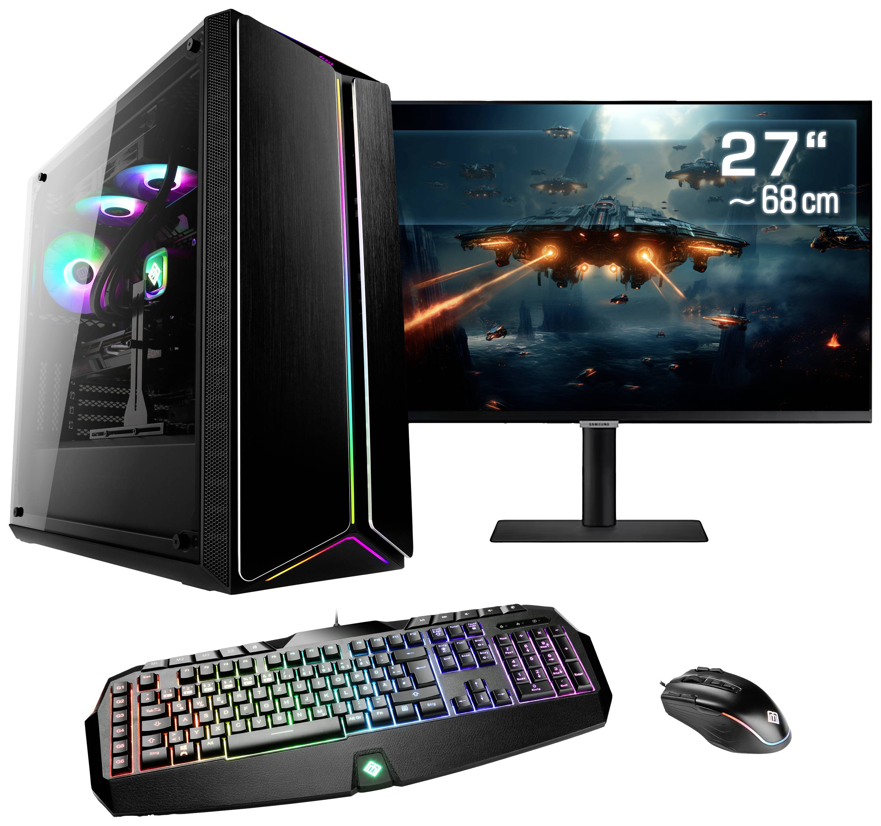 CSL Computer Gaming PC M10450 68.6cm (27 Zoll) WQHD AMD Ryzen 7 7800X3D 32GB RAM 2000GB SSD AMD Radeon™ RX 7900 XT 20GB GDDR6 891