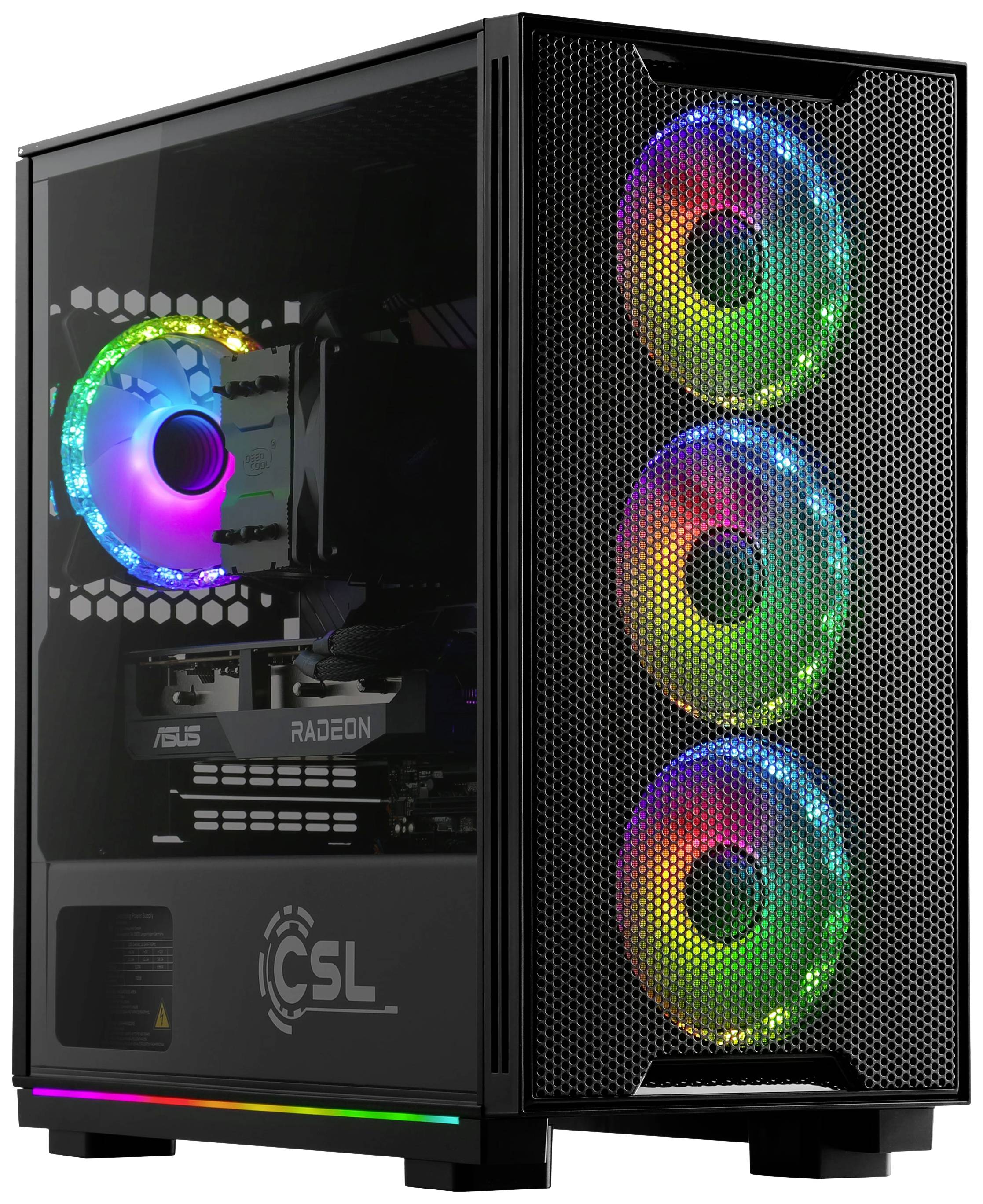 CSL Computer Gaming PC M10500 AMD Ryzen 5 7600 5.1GHz 16GB RAM 1000GB SSD AMD Radeon™ RX 6600 8GB GDDR6 89175