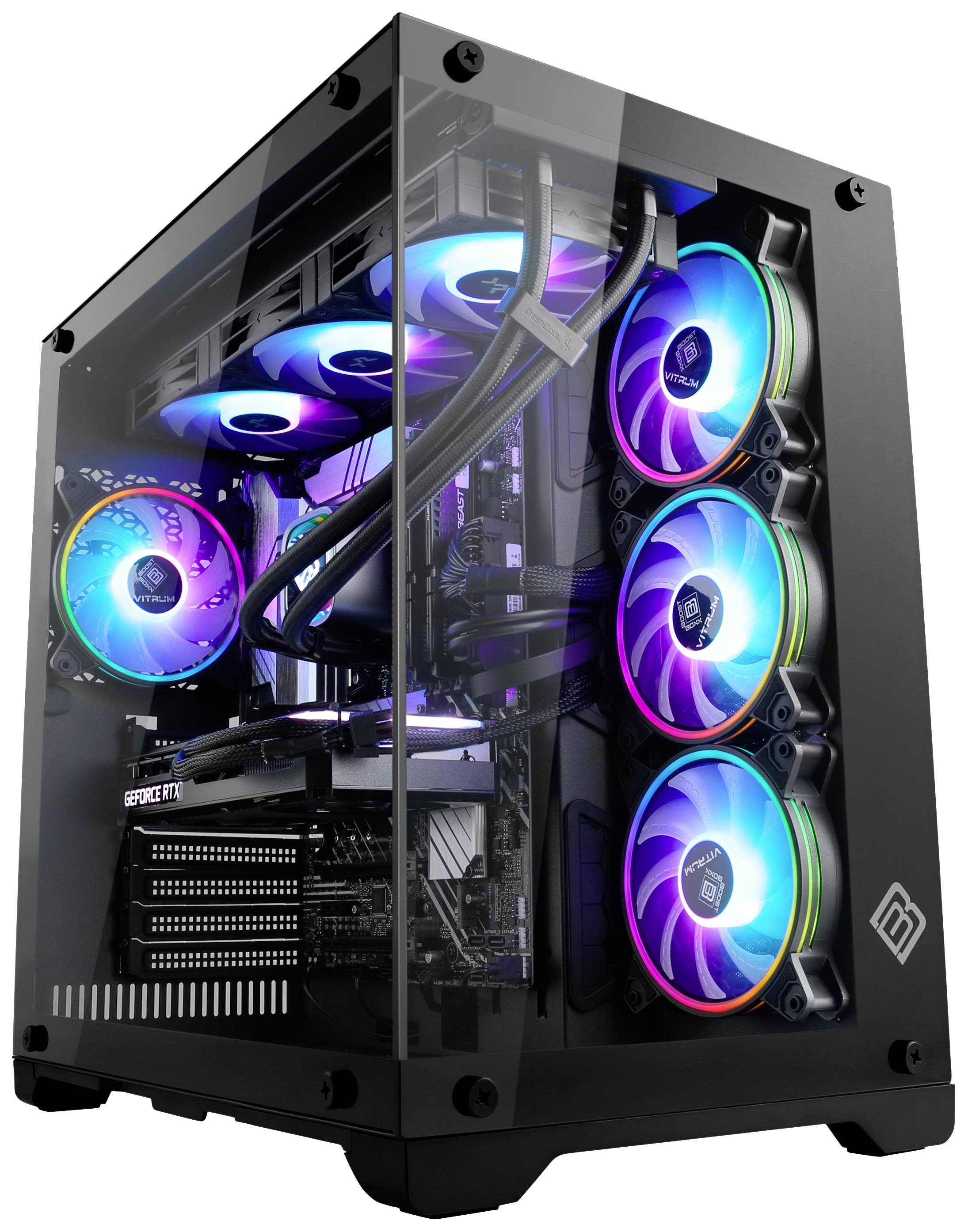 CSL Computer Gaming PC M10680 Intel® Core™ i7 14700KF 5.6GHz 32GB RAM 2000GB SSD Nvidia GeForce RTX™ 4070 12GB GDDR6X 90736