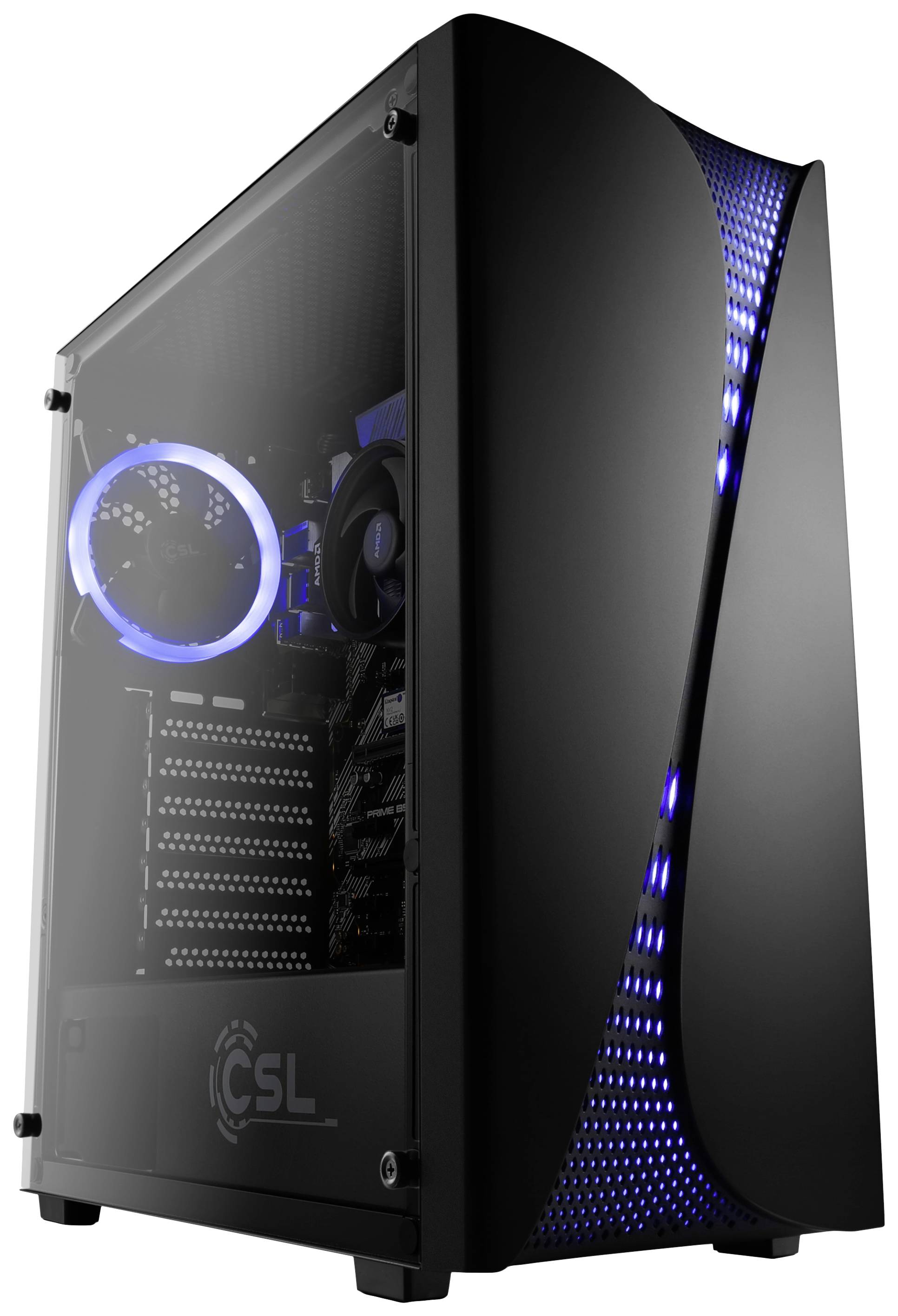CSL Computer Gaming PC M10840 AMD Ryzen 5 5500GT 4.4GHz 16GB RAM 1000GB SSD AMD 91527