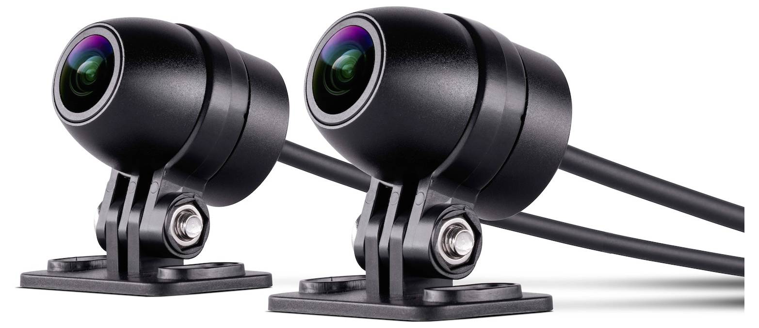 Midland BikePlay Guardian Dashcam mit GPS, GPS-Modul, Reifendruckkontrollsystem, Wasserdichtes Gehäuse Blickwinkel horizontal max