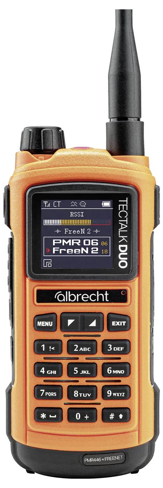 Albrecht Tectalk Duo PMR446 + Freenet 29149.S1 Freenet-Funkgerät 2er Set