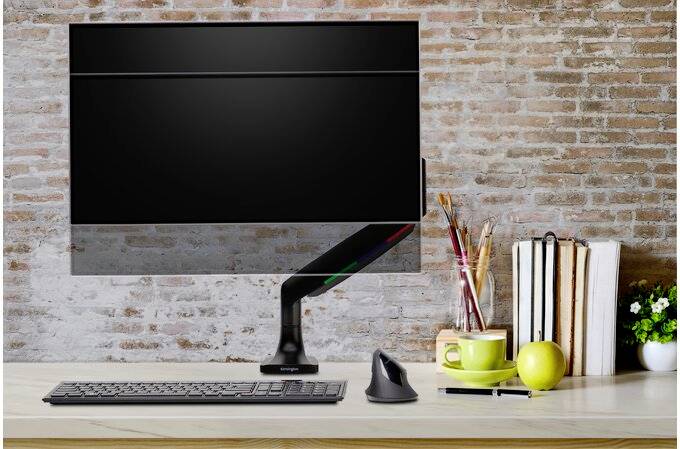 Kensington K59600WW Monitor-Tischhalterung 1 Display(s) 86,4cm (34") Schwarz Drehbar, Neigbar, Schwenkbar