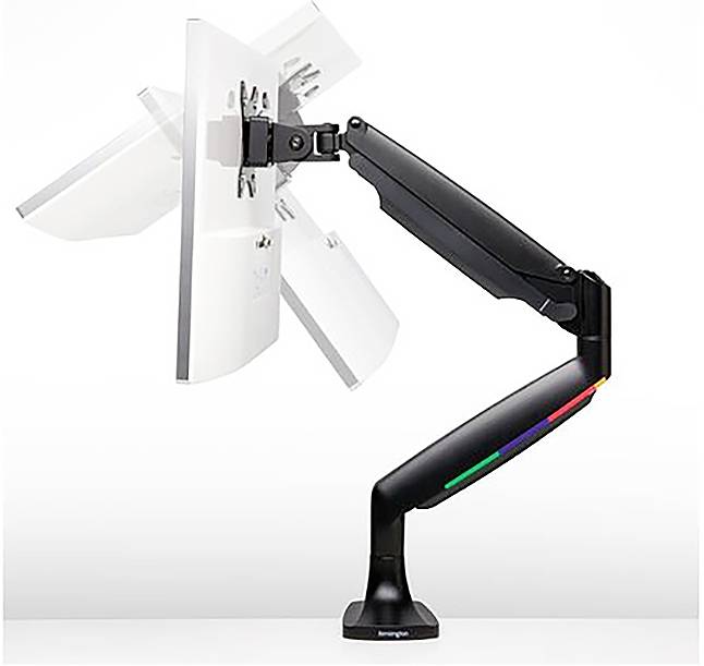 Kensington Monitor-Tischhalterung K59600WW 1 Display(s) 86,4cm (34") Schwarz Drehbar, Neigbar, Schwenkbar