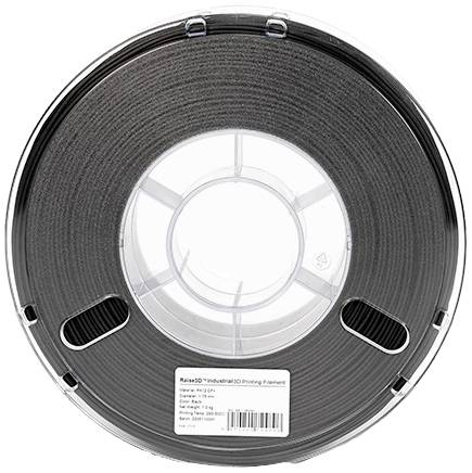 RAISE3D PMRA-1018-001 Industrial PA12 CF+ Filament PA12 1.75mm 1000g Schwarz 1St.