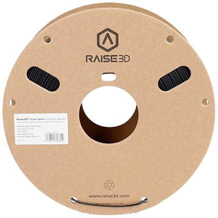 RAISE3D PMRA-1019-001 Hyper Speed PLA Filament PLA 1.75mm 1000g Schwarz 1St.