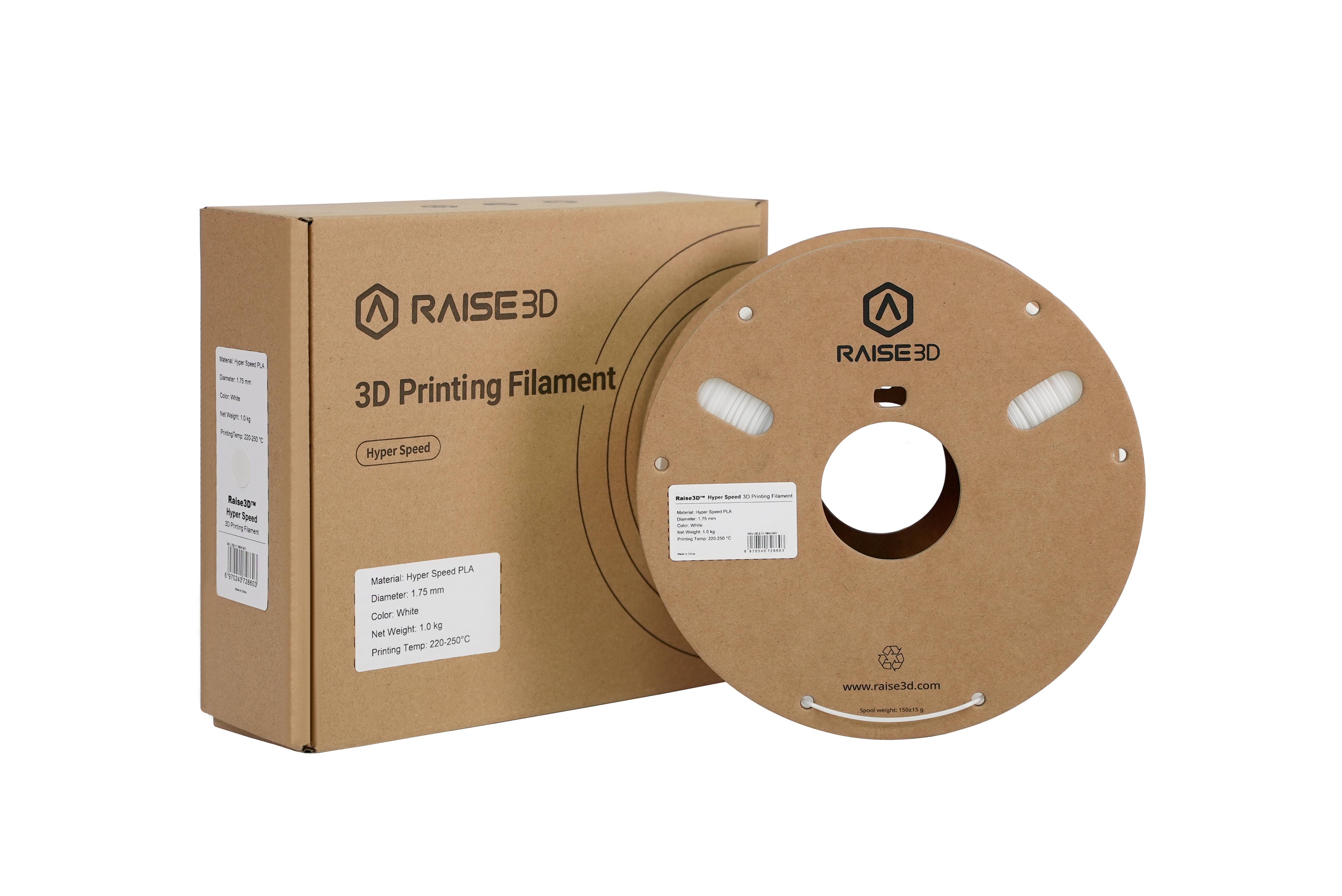 RAISE3D SPRA-1012 Hyper Speed White PLA Filament PLA Weiß 1St.
