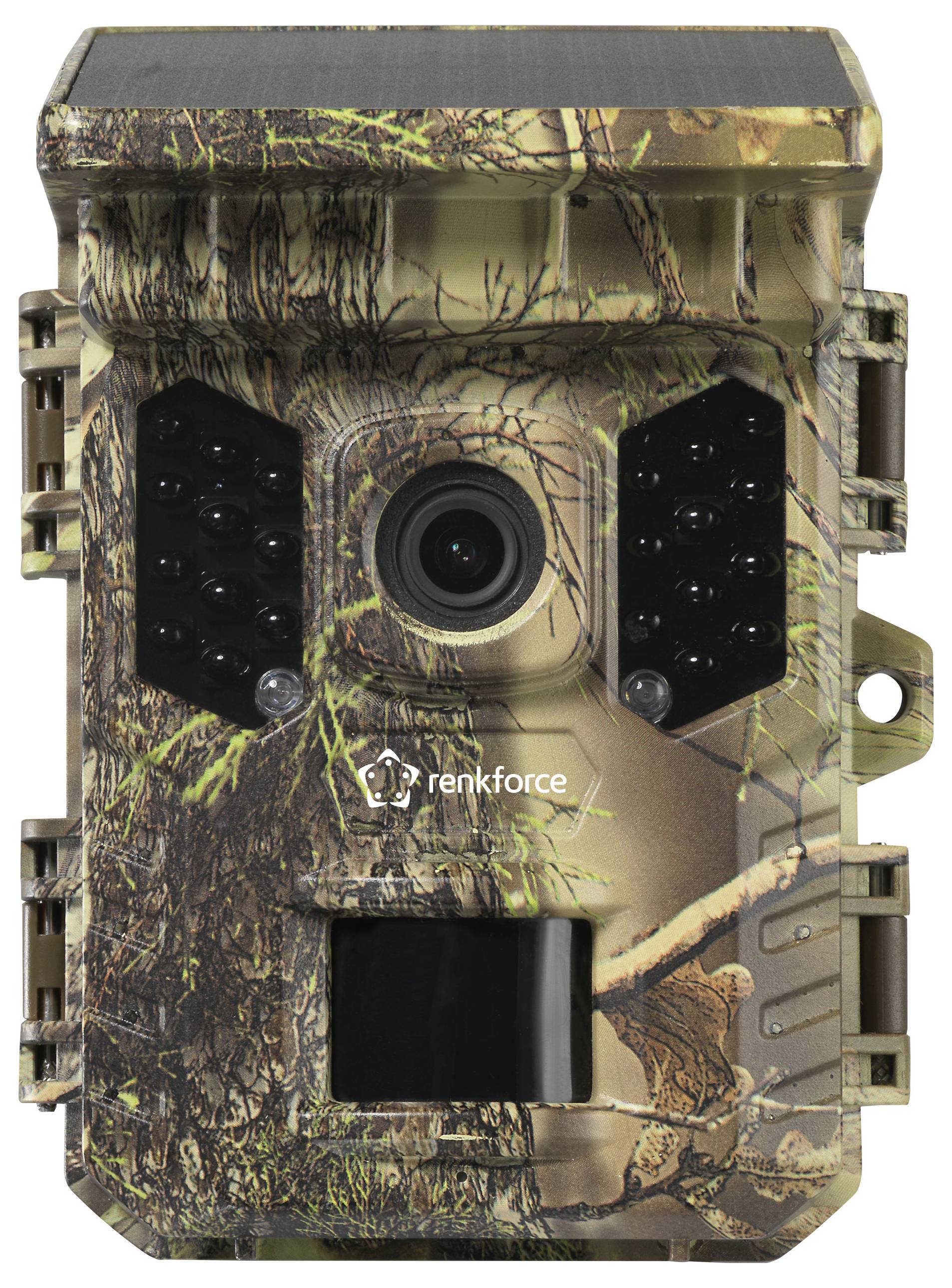 Renkforce RF-HC-800 Wildkamera 32 Megapixel WLAN, inkl. Solarladegerät mit Li-Ion-Akku Standard-Grün (seidenmatt)