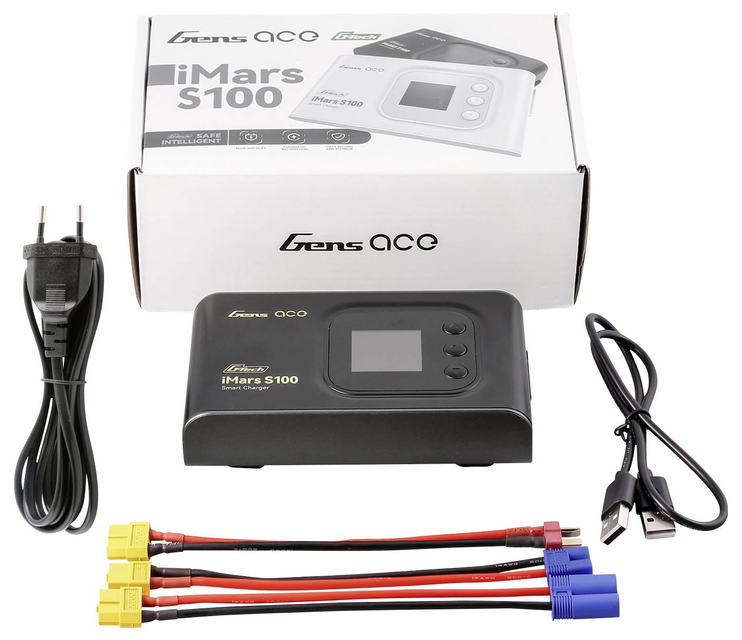 Gens ace Imars S100 Modellbau-Multifunktionsladegerät 10 A LiPo, LiIon, LiHV, LiFePO, NiMH Akkuerke