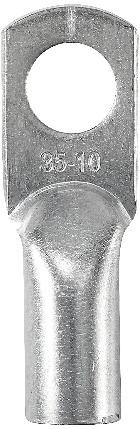 TRU COMPONENTS TC-12885872 Rohrkabelschuh 180° M10 35mm² Loch-Ø: 10mm