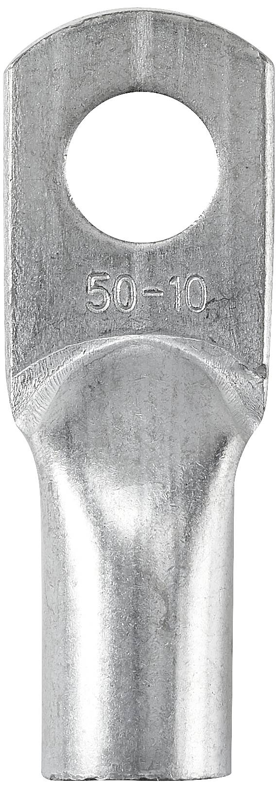 TRU COMPONENTS TC-12885876 Rohrkabelschuh 180° M10 50mm² Loch-Ø: 10mm 1St.