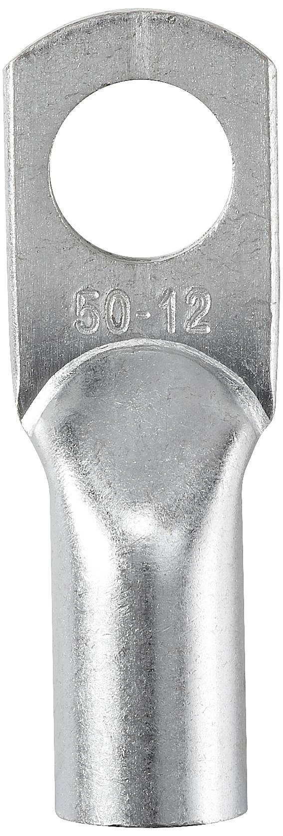 TRU COMPONENTS TC-12885880 Rohrkabelschuh 180° M12 50mm² Loch-Ø: 12mm
