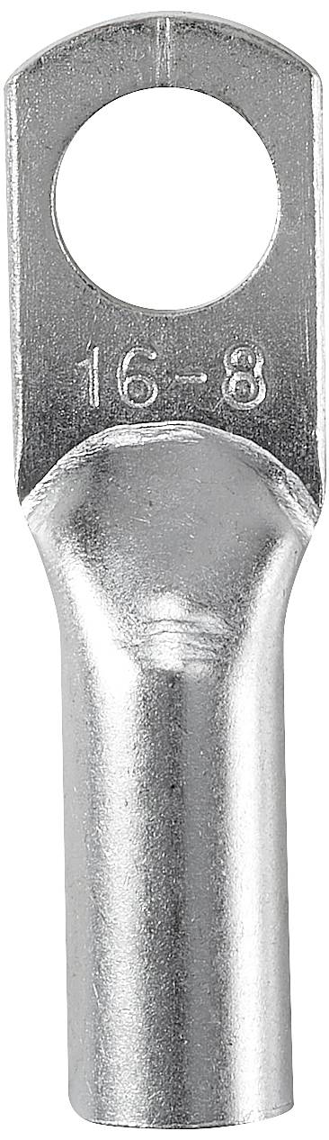 TRU COMPONENTS TC-12885896 Rohrkabelschuh 180° M8 16mm² Loch-Ø: 8mm