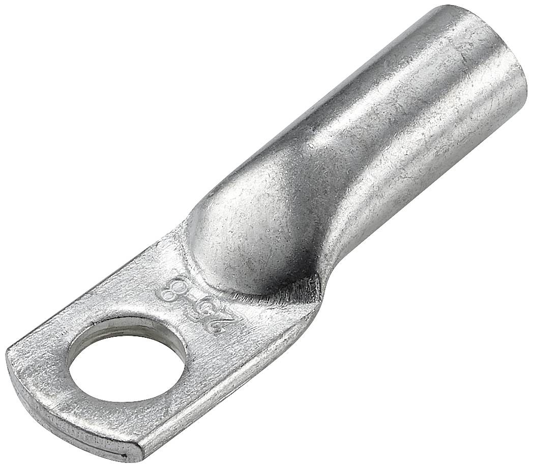 TRU COMPONENTS TC-12885904 Rohrkabelschuh 180° M8 25mm² Loch-Ø: 8mm