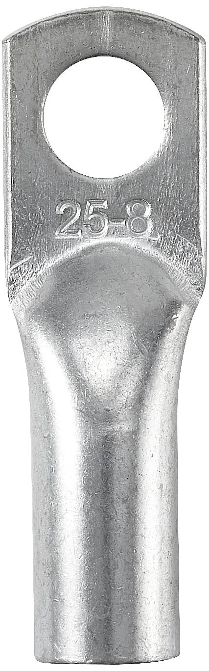 TRU COMPONENTS TC-12885904 Rohrkabelschuh 180° M8 25mm² Loch-Ø: 8mm