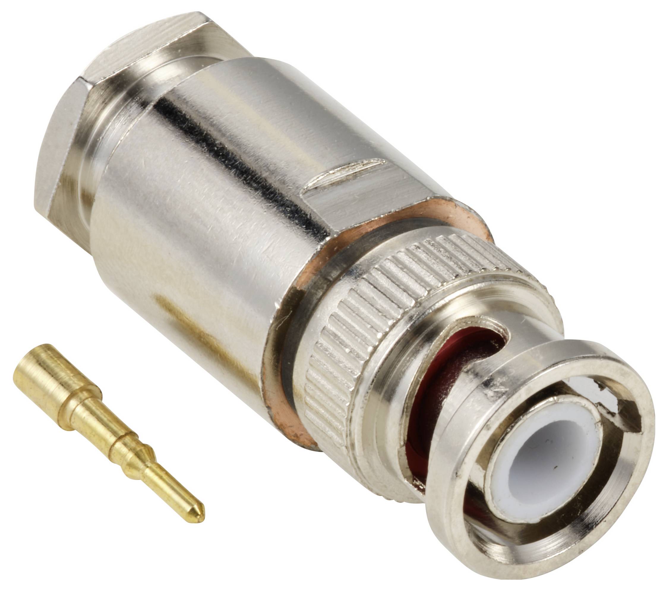 TRU COMPONENTS TC-12885916 BNC-Steckverbinder Stecker, gerade 50Ω 1St.