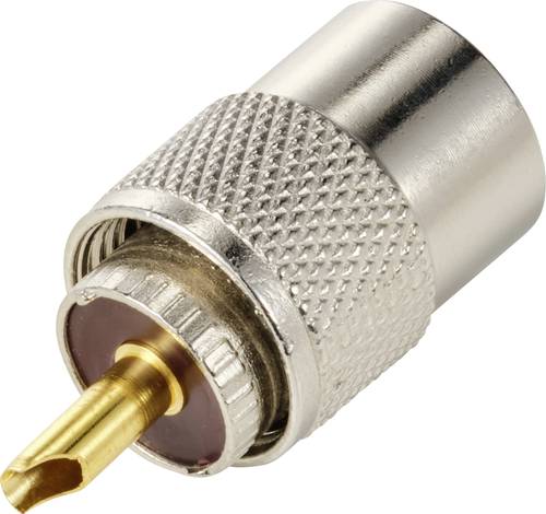 TRU COMPONENTS TC-12885932 UHF-Steckverbinder Stecker, gerade 50 Ω 1 St.