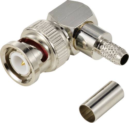 TRU COMPONENTS TC-12885940 BNC-Steckverbinder Stecker, gewinkelt 50 Ω 1 St.